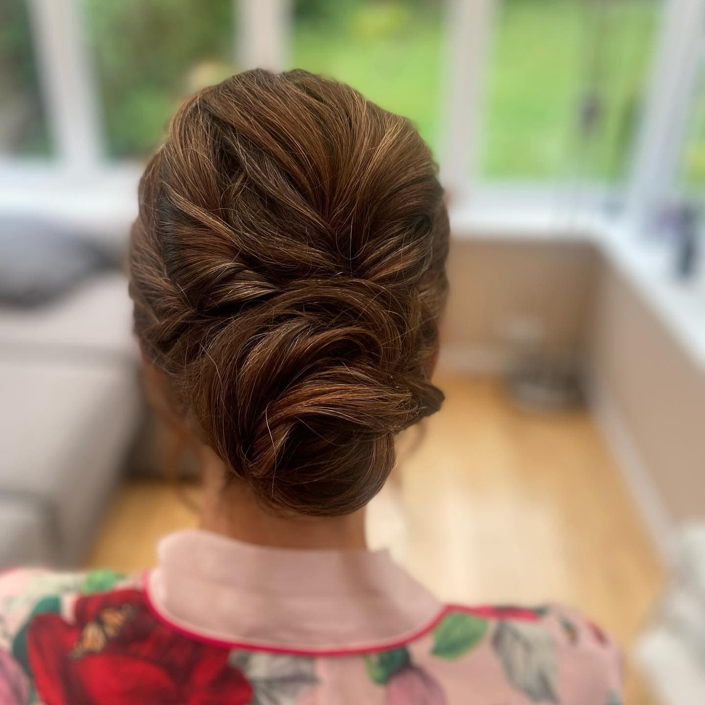 Textured Low Bun